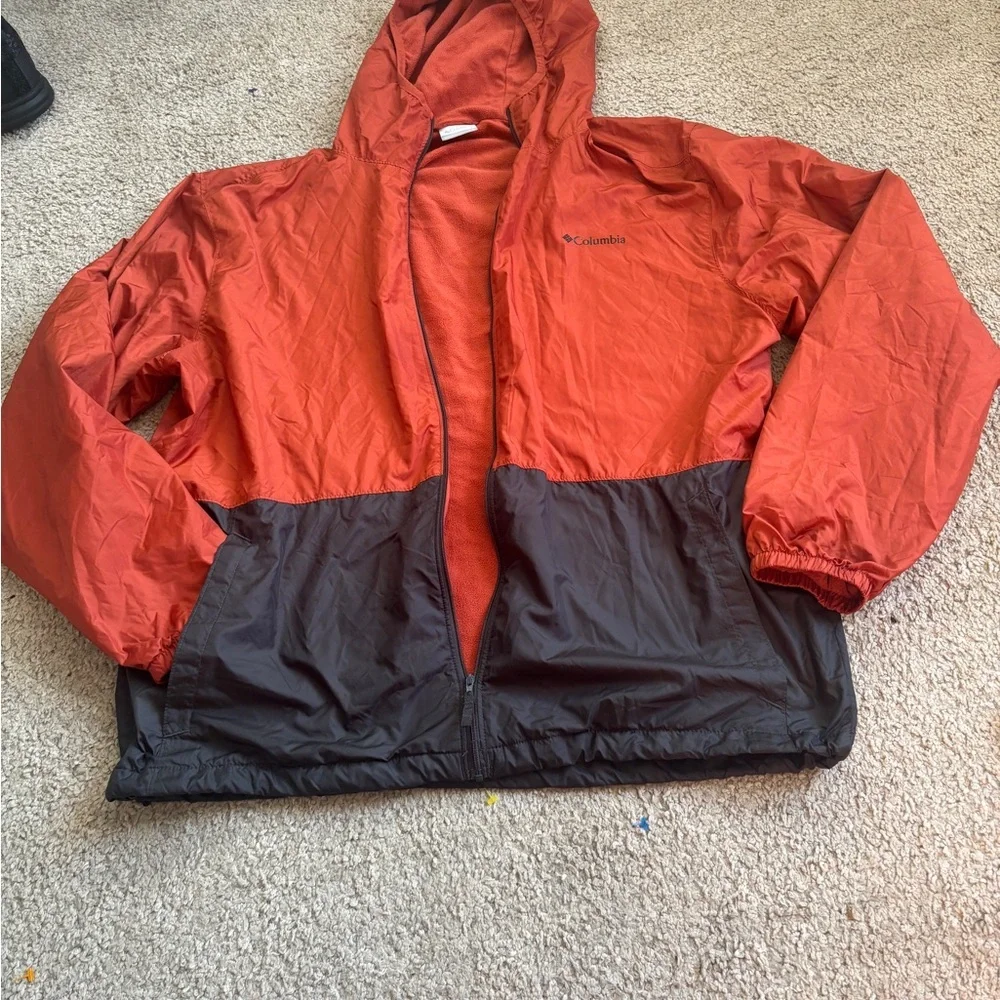 Columbia Two-Tone Red and Black Jacket